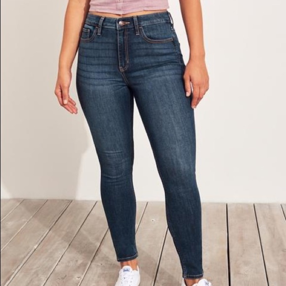 Hollister high rise super skinny